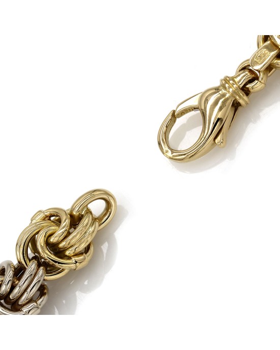 Knot Link Bracelet in Gold